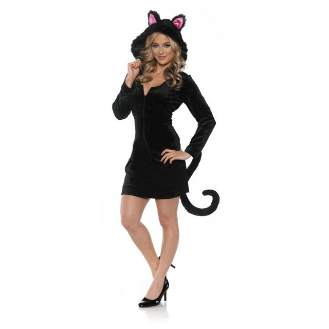 Black CAT mini DRESS