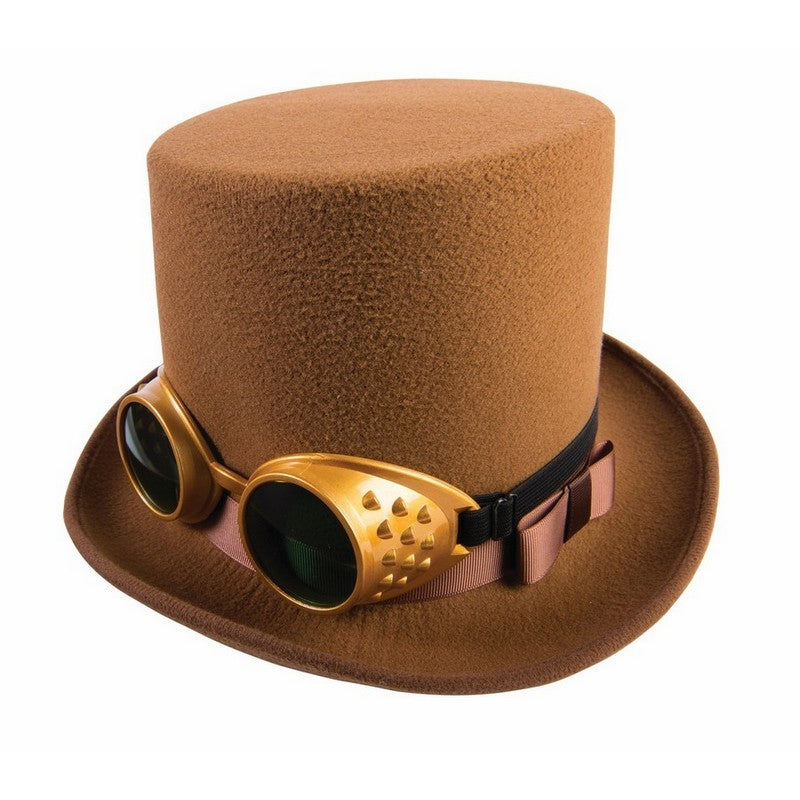 Steampunk Top Hat with Goggles 75327