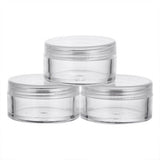 Transparent plastic jar
