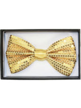 Sequin Bow Tie 02 BT-022_Gold