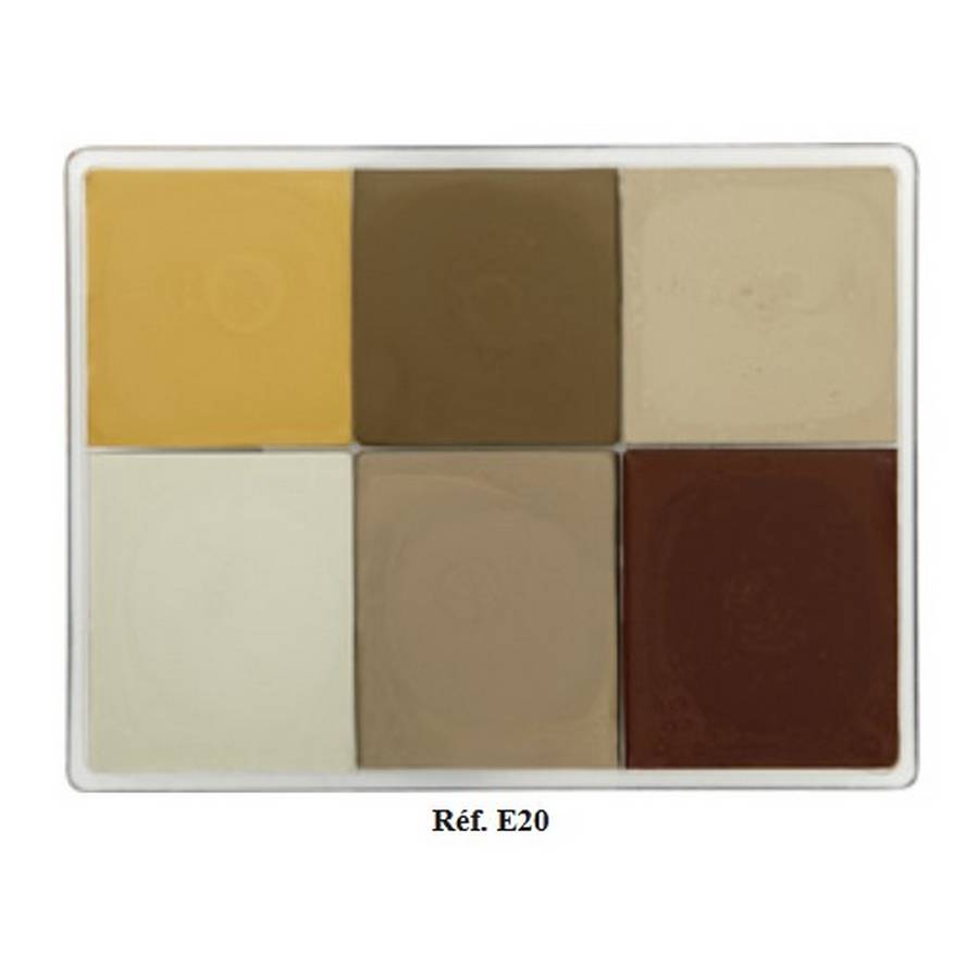 Maqpro Palette Fard Creme 6 colors E E20