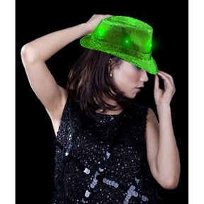 LED Sequin Fedora LED-HATFED-G_1_BLACK