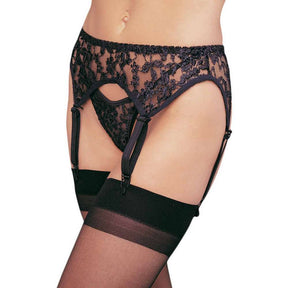 Lace Garter Belt & Thong