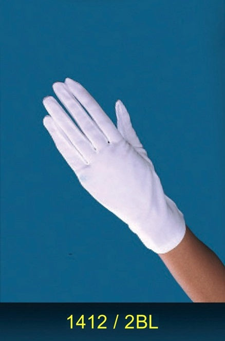 White Nylon Gloves 1412-2BL