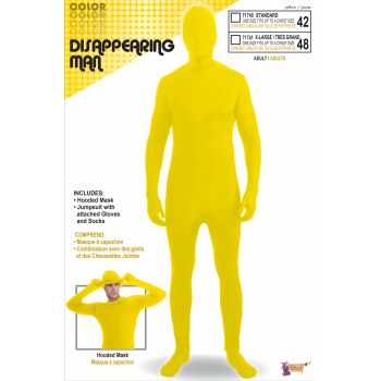 Disappearing Man bodysuit costume 71740