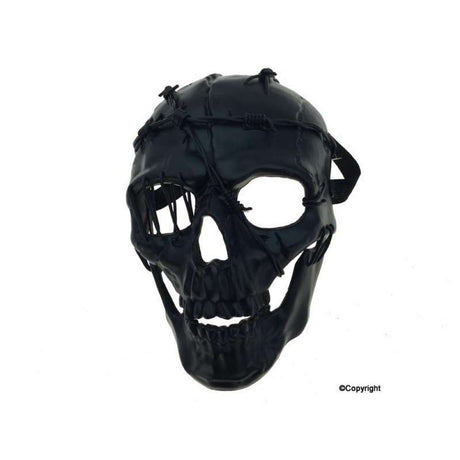 Skull mask with wires