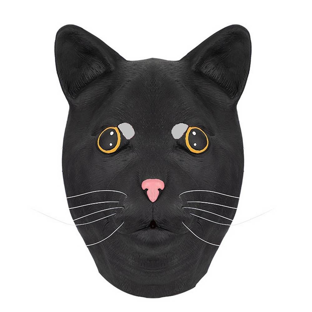Black Cat latex Mask