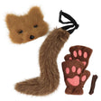 cat-wolf-fox-false-fur-set-tail-mask-paw-gloves