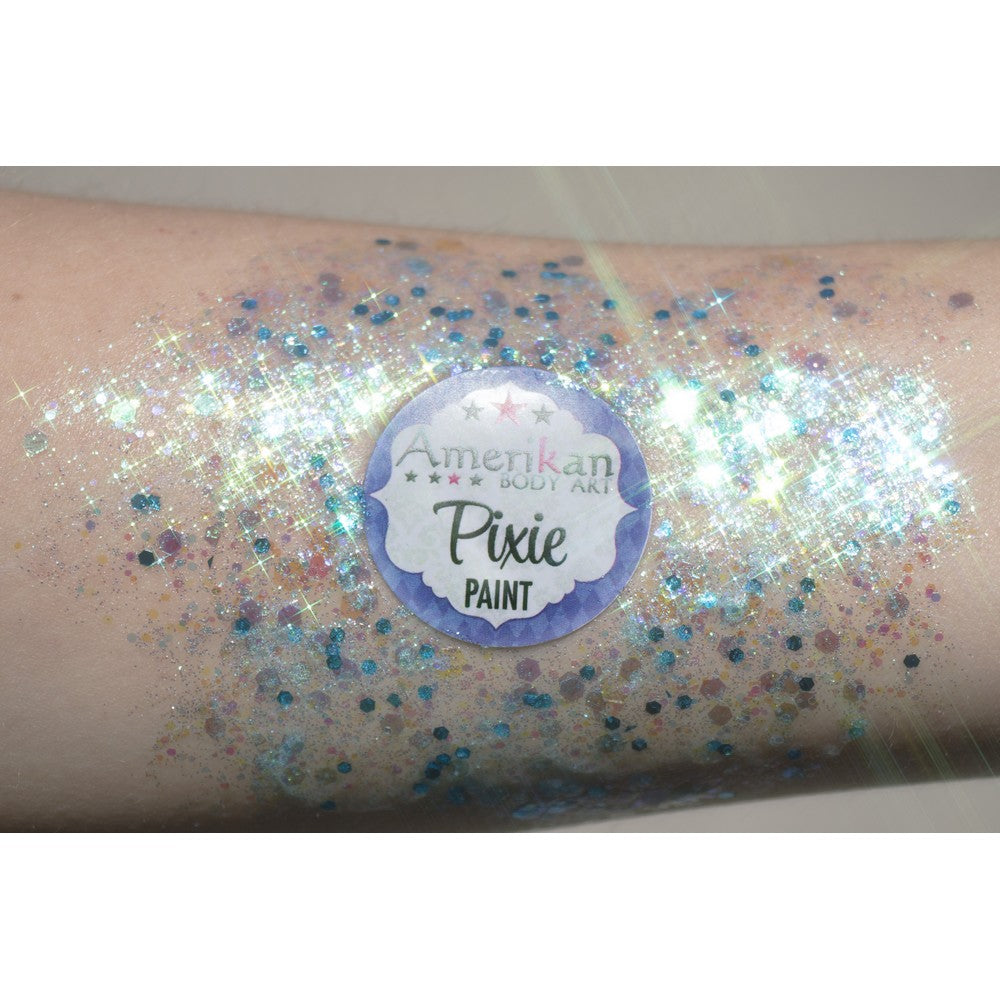 Pixie Paint Glitter- Jar of 1 oz BlueMonday-swatch-pixiePaint