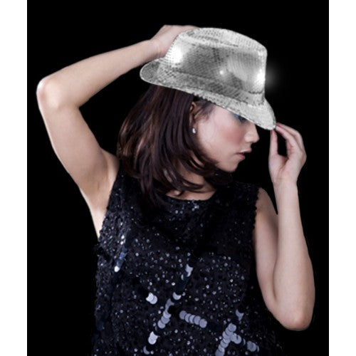 LED Sequin Fedora LED-HATFED-S_1_BLACK