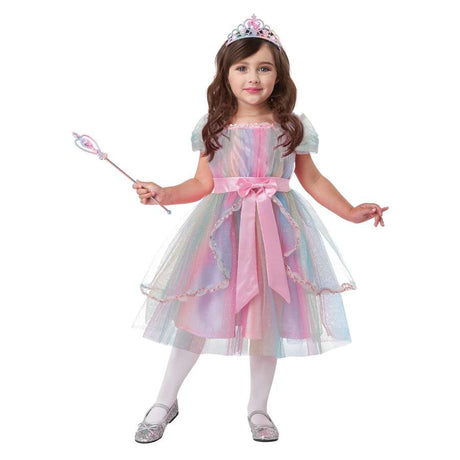 Colorful Rainbow Princess Toddler Costume 2022-054_ColorfulRainbowPrincess_01