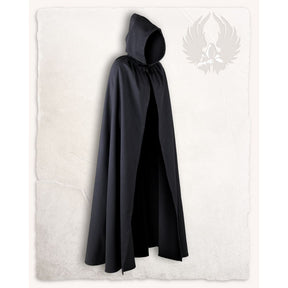 Aaron Medieval Cloak Cape Canvas 989342_100192SL-Aaron-Umhang-Canvas-schwarz