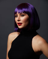Cindy short blonde bob wig with bangs