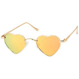 Heart shaped Sunglasses metal frames - Assorted