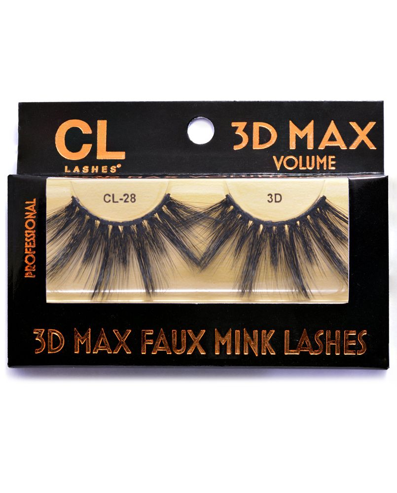 3D Faux Mink Eye Lashes - Faux-Cils Volume Glamour