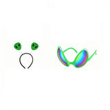 Close Encounter Alien Glasses & Antenna Headwear Set