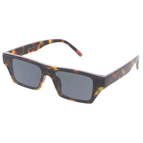 Unisex Medium Rectangular Shield Frame Sunglasses- Assorted