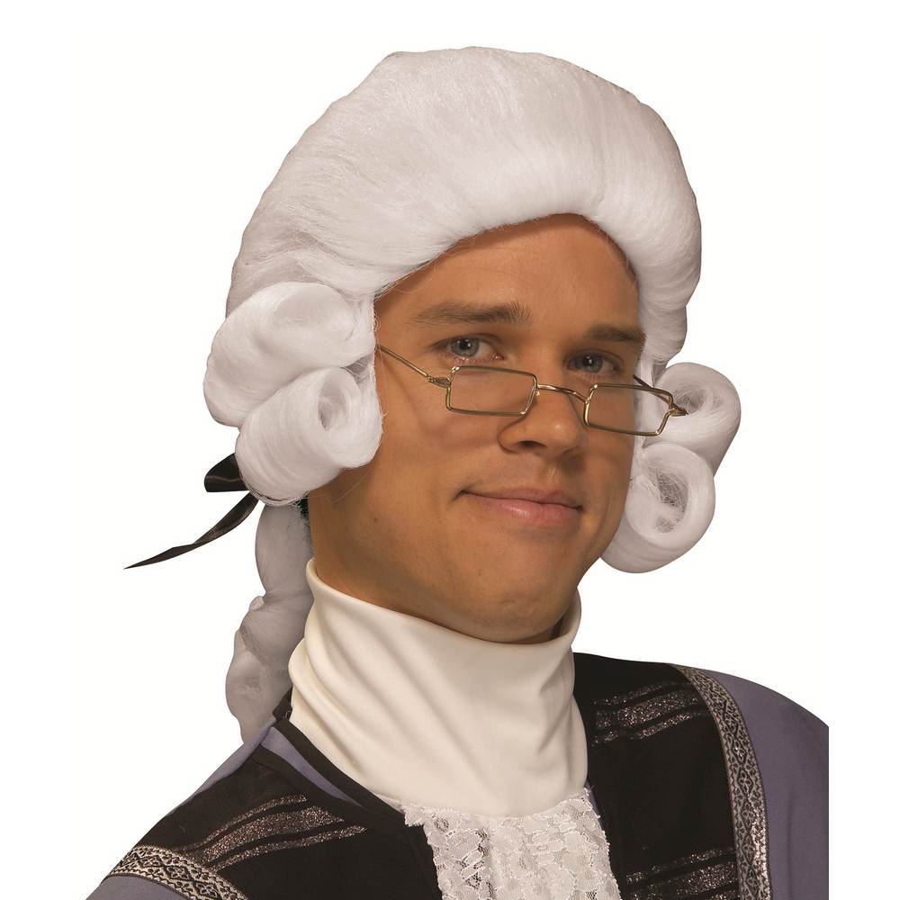 Colonial gentleman WIG - white