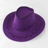 Cowboy Hat with Cross-Stitch Detail