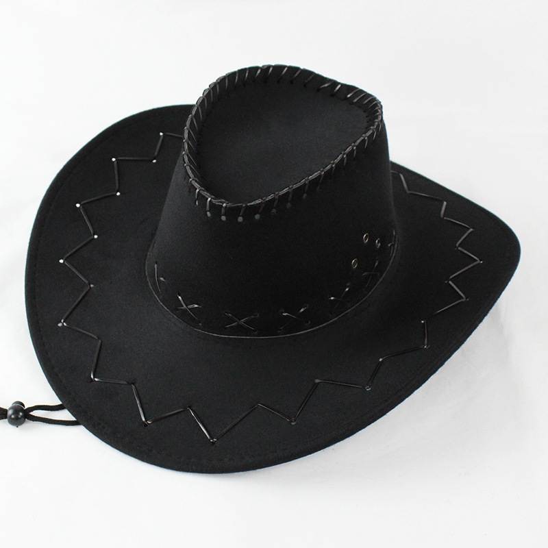 Cowboy Hat with Cross-Stitch Detail