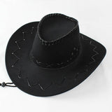 Cowboy Hat with Cross-Stitch Detail