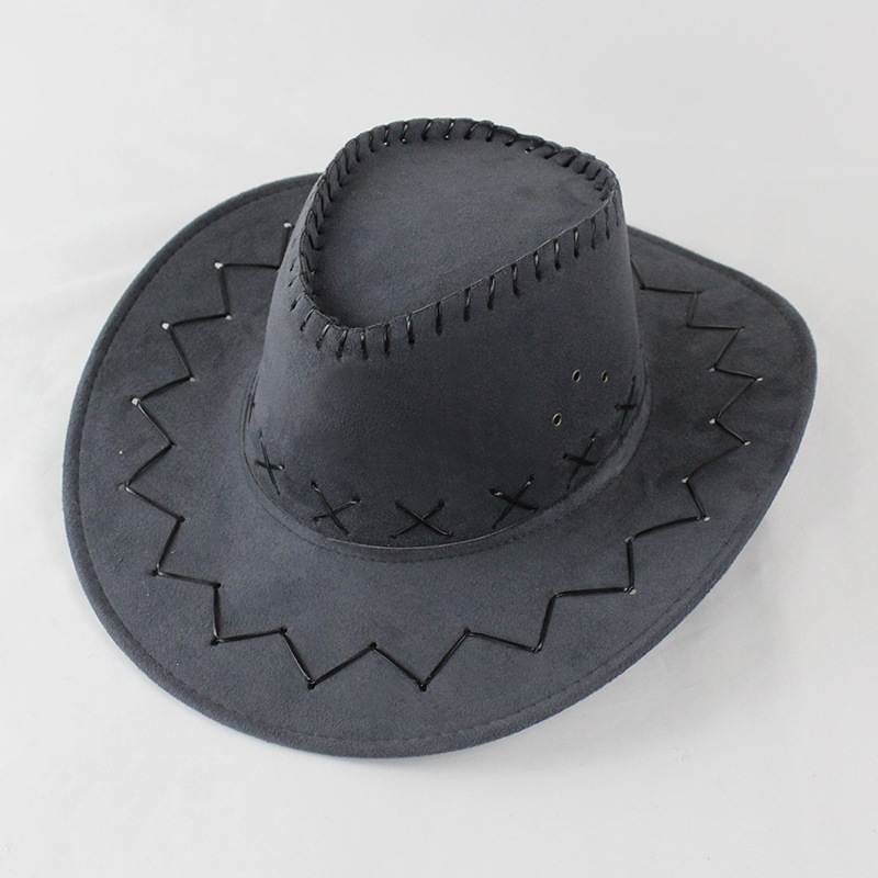 Cowboy Hat with Cross-Stitch Detail