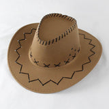 Cowboy Hat with Cross-Stitch Detail