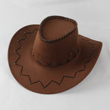 Cowboy Hat with Cross-Stitch Detail