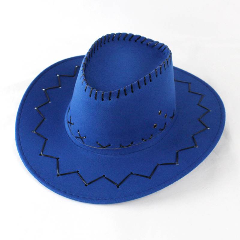 Cowboy Hat with Cross-Stitch Detail