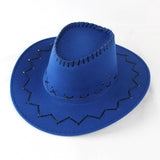 Cowboy Hat with Cross-Stitch Detail