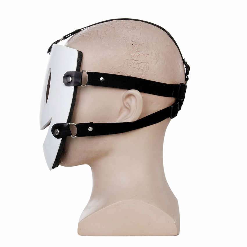 Hi Smile Rise Anime Mask - white