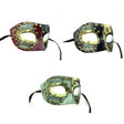 Venetian Styled asymmetric Mask with music notes - Giovanni