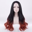 Girl Demon killer cosplay wig dark orange