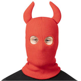 Devil Balaclava Ski Mask - red