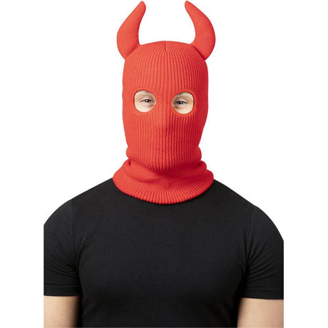 Cagoule de ski diable - rouge