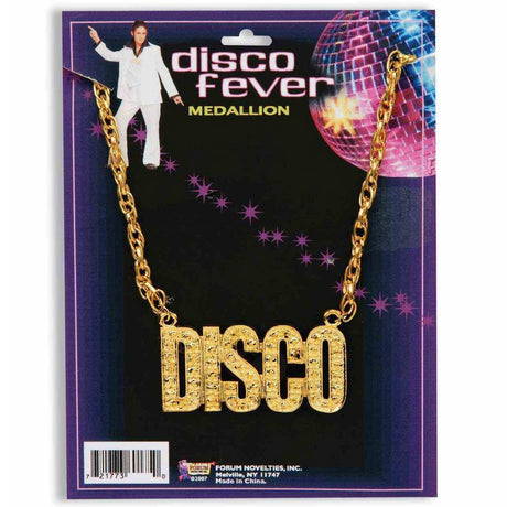 Disco Medallion NECKLACE - Gold
