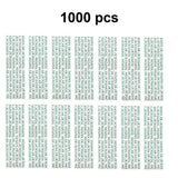TOPSTICK 1”x 3" bulk Double sided Tape strips 1000/bag