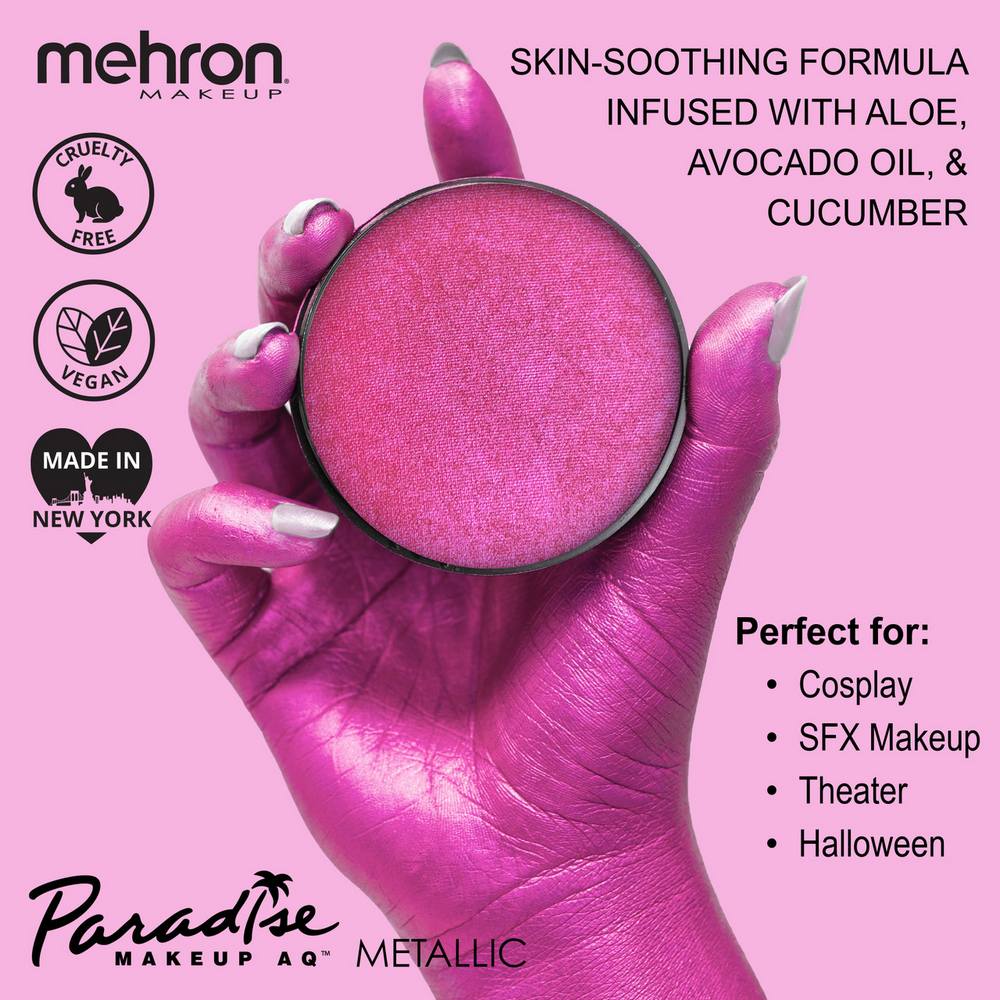 MEHRON Paradise Makeup AQ FX Metallic & Neon 800-BFF-INFO1__92423