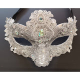 Venetian mask 4 with lace and stones M2634S