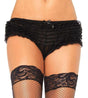 Micromesh Lace Ruffle Tanga Boy Short