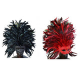 Masquerade venetian Mask with Feathers