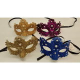 Venetian lace mask with pearls m3205_c