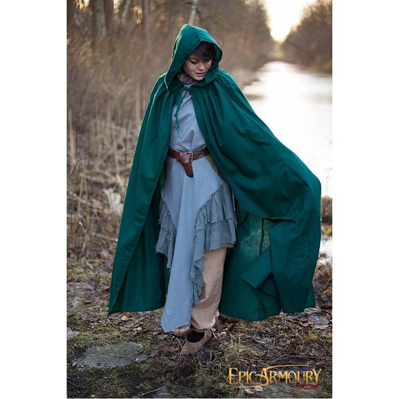 RFB Arthur Cape 32020346-dark-green-arthur-larp-cape