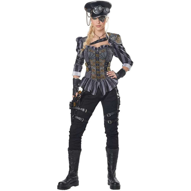 Steampunk Captain women costume