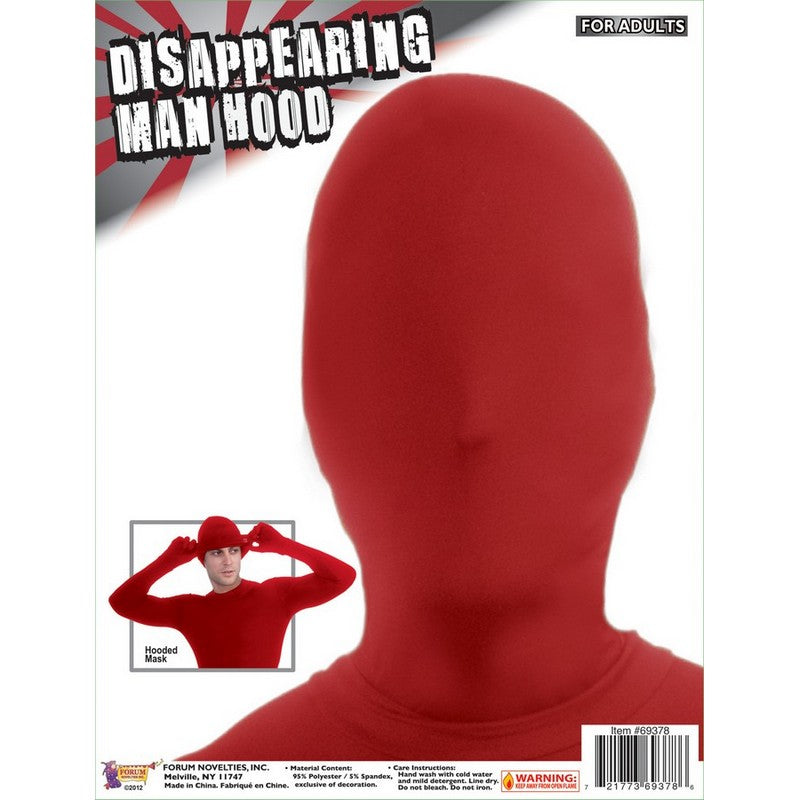 Disappearing Man Hood Mask 69378