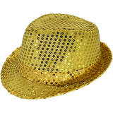 Sequin Trilby Fedora Hat 5124_1side