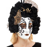 Black & White Day of Dead Mask
