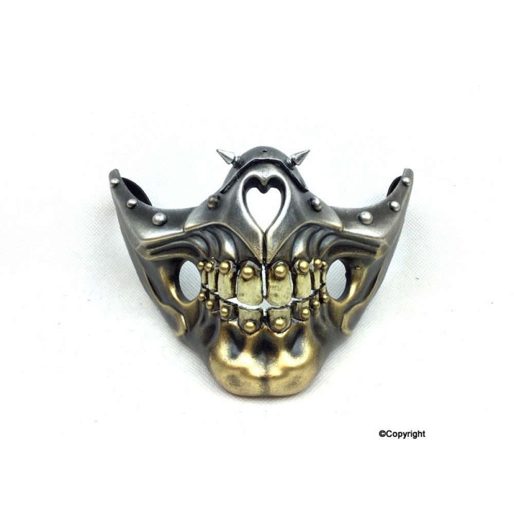 Steampunk Half Face Mask with Teeth M33240G.JPG