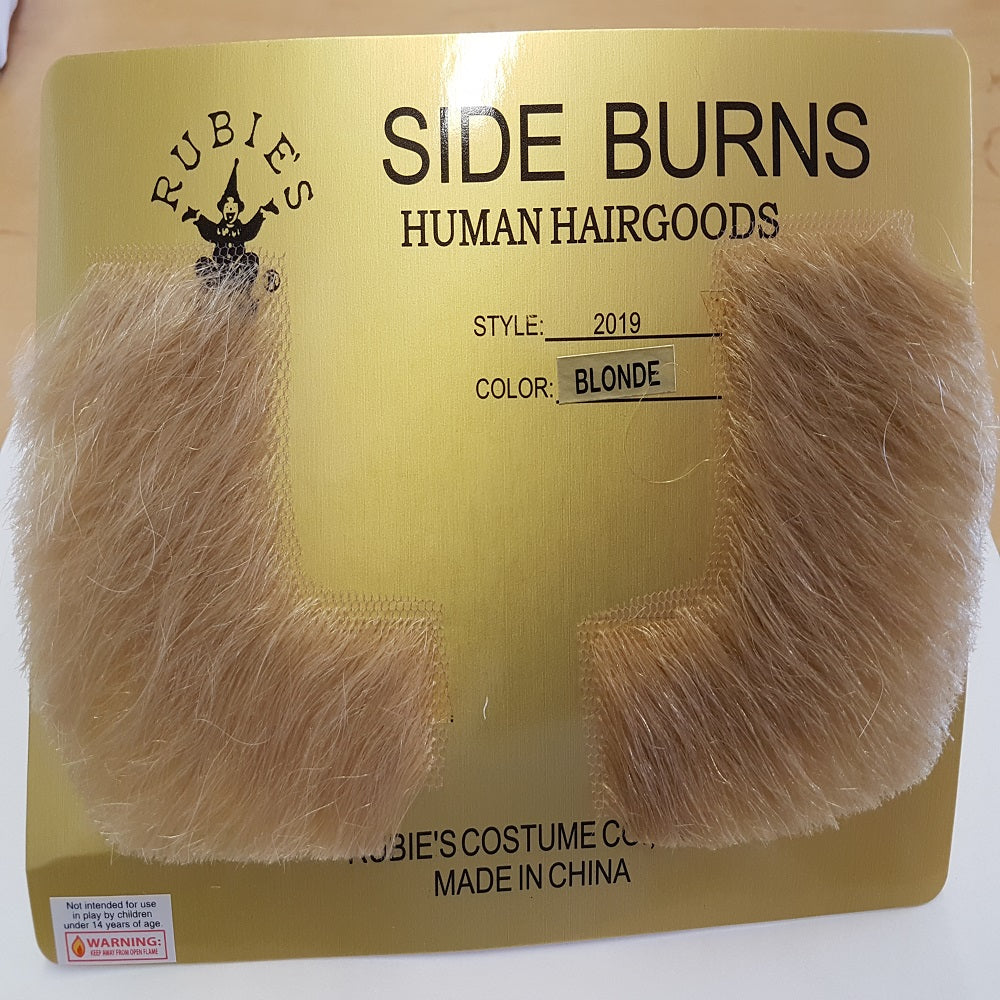 Human Hair Professional Sideburns 2018_Blonde