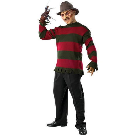 Deluxe Freddy KRUEGER Sweater & Mask 810091